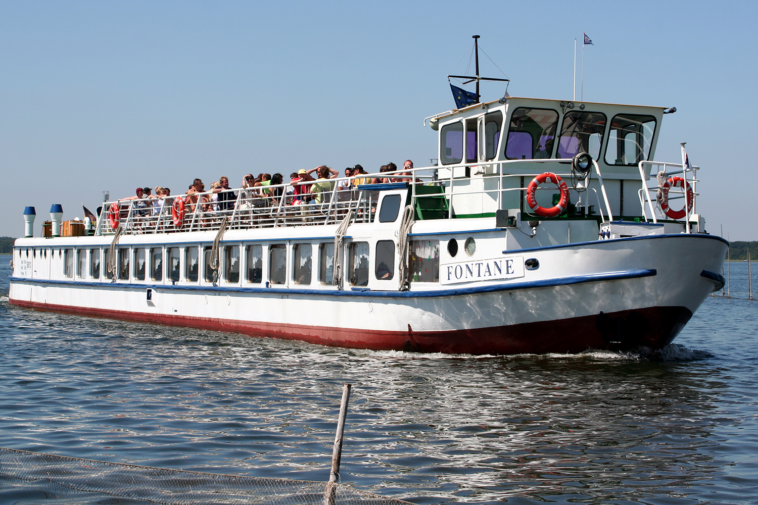 Fahrgastschiff Fontane - Weisse Flotte-Müritz