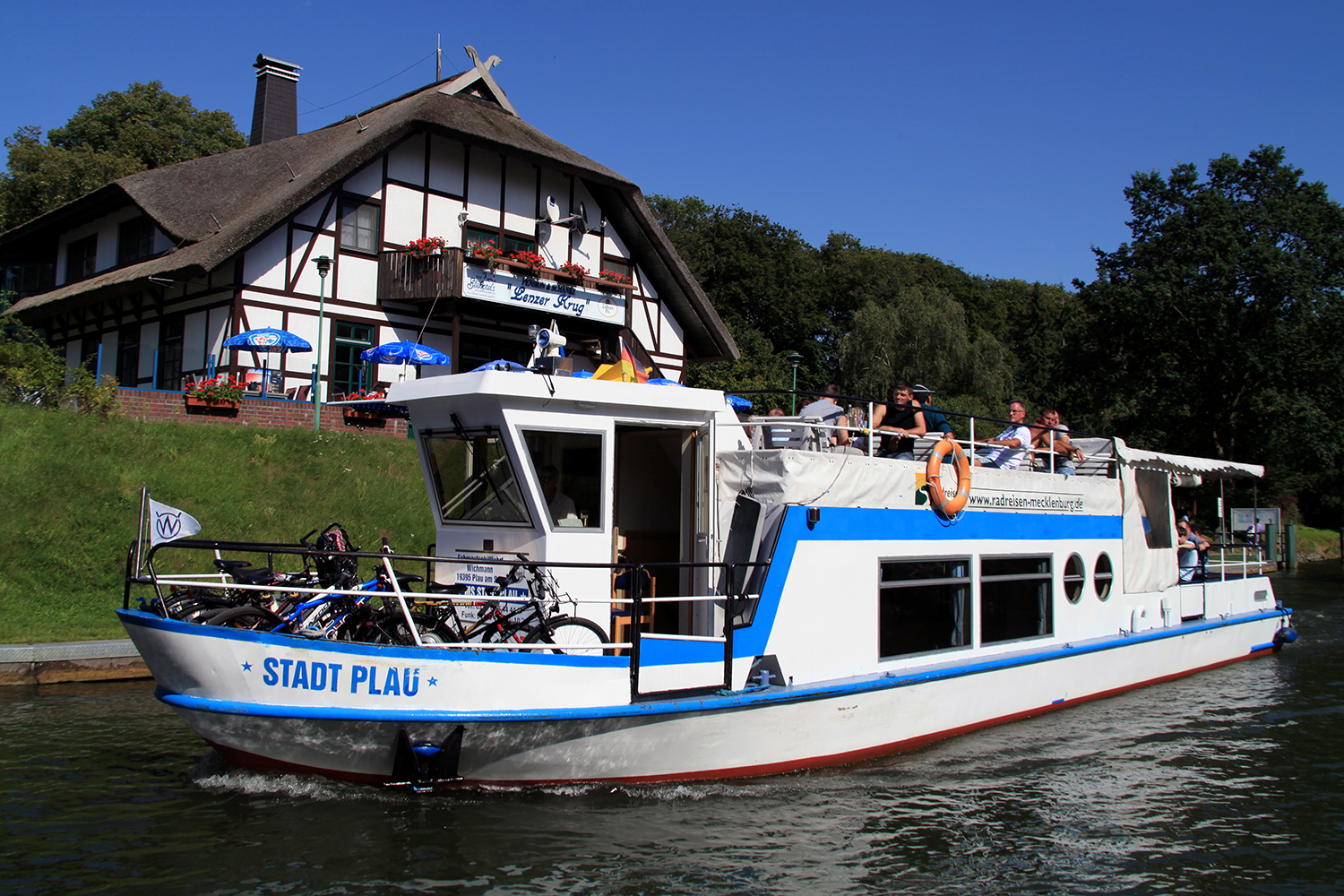 Fahrgastschiff Stadt Plau - Fahrgastschifffahrt Wichmann